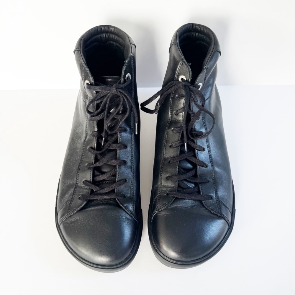 Birkenstock Bend Mid Sneaker in Black Leather | 45 - Picture 5 of 9